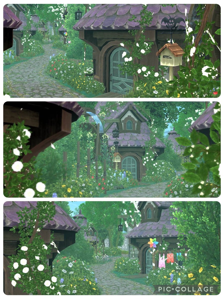 teripon_dqx's tweet photo. 🌿.∘【ノームたちの住処】

閑静な森の中、可愛らしいノームたちのおうちを発見！よかったら遊びに来てください🧚‍♀️オープンハウスから飛んでワープクリスタル白でお越しください！

- - - - - - - -
#てりぽんガーデン 2954-6259の2番地
ワープクリスタル白
🏡⋆*オプパ登録中です
- - - - - - - - https://t.co/fCYyzUB7sL