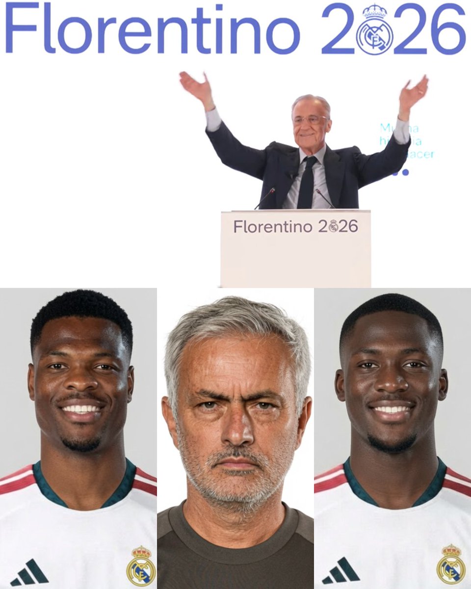 InvictosSomos's tweet photo. ¡¡ÚLTIMA HORA: FLORENTINO PÉREZ FUE REELEGIDO COMO PRESIDENTE DEL REAL MADRID!!

Es oficial, señoras y señores. Florentino Pérez volvió a ganar las elecciones presidenciales del Real Madrid. Los socios decidieron darle continuidad al presidente más exitoso que han tenido en toda su historia. Y, ahora, le tocará ir cumpliendo todas las promesas que hizo durante la campaña. 

Florentino ya tiene cerrados los fichajes de Ibrahima Konaté y Denzel Dumfries. Ya tiene acordado el regreso de José Mourinho. Y, además, adelantó que en los próximos días hará una oferta de ¡¡150 MILLONES DE EUROS!! por un jugador galáctico.

Se mantiene Florentino, pero viene una NUEVA ERA en el club más grande del mundo.

¡¡FLORENTINO PÉREZ SEGUIRÁ MANDANDO EN EL REAL MADRID!!
