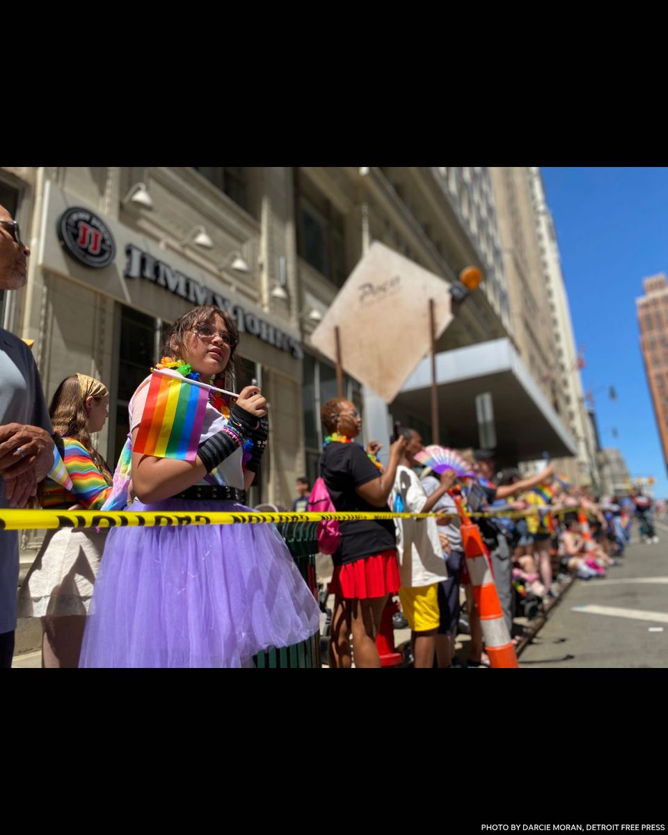 freep's tweet photo. From queer community members to allies and from furries to real dogs, people of all walks of life marked Motor City Pride in 2026.
📸 Photos by Darcie Moran, Detroit Free Press
https://t.co/kH5koSCJSo https://t.co/FLKkIdx3Dt