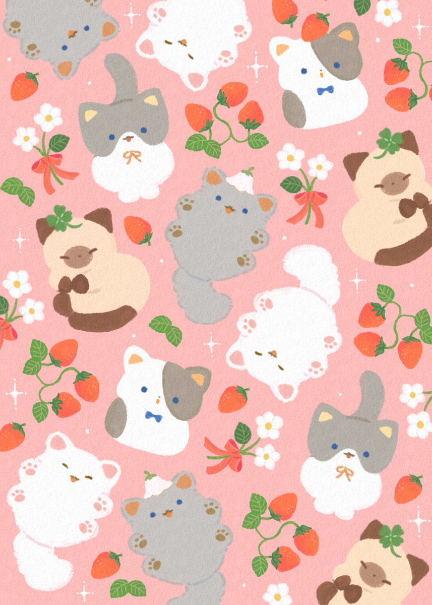 kototaruto10's tweet photo. イチゴが大好きな子猫たち🍓🐱
#illustration #ほんわかイラスト https://t.co/aKJ0KnXHTa