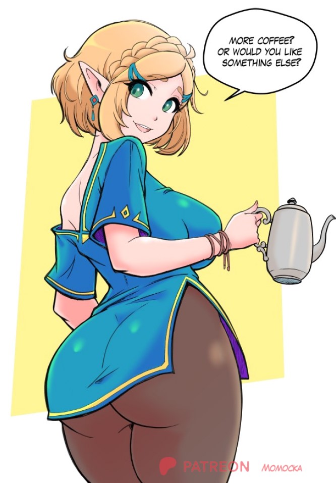 Momocka_art's tweet photo. Uploading a drawing of Princess Zelda, but I gave her black shorts because the platform reduces my reach. This and more versions are also on my other social media accounts, hehe. Visit my Pixiv! 😁😊 https://t.co/SSLpBH5rpR