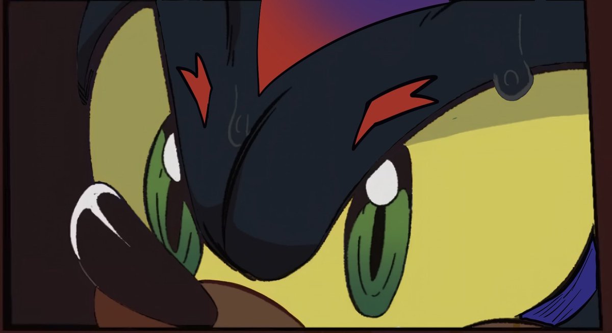 RADlCALTRIGGER's tweet photo. ⠀ 

𝓱e’s staring at 𝐑𝐄𝐀𝐃𝐄𝐑 
like they just personally
offended him. 

⠀ https://t.co/hdjVljl0sh