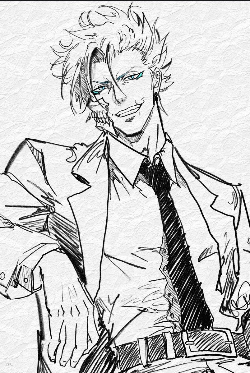 strumper228's tweet photo. Ouhf #grimmjow #bleach #sketch https://t.co/aVjCQPTOD4