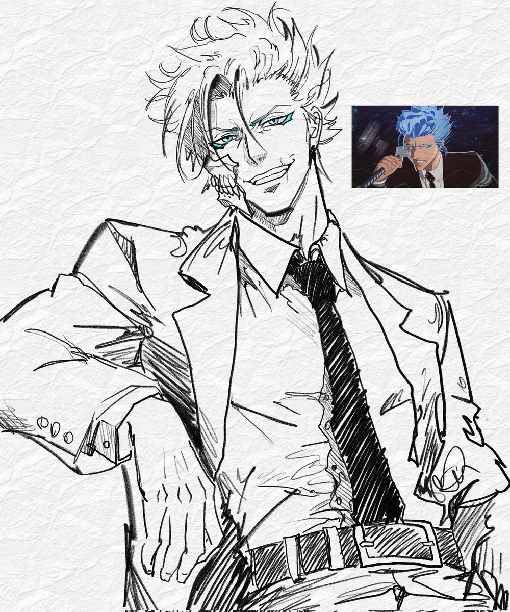 strumper228's tweet photo. Ouhf #grimmjow #bleach #sketch https://t.co/aVjCQPTOD4