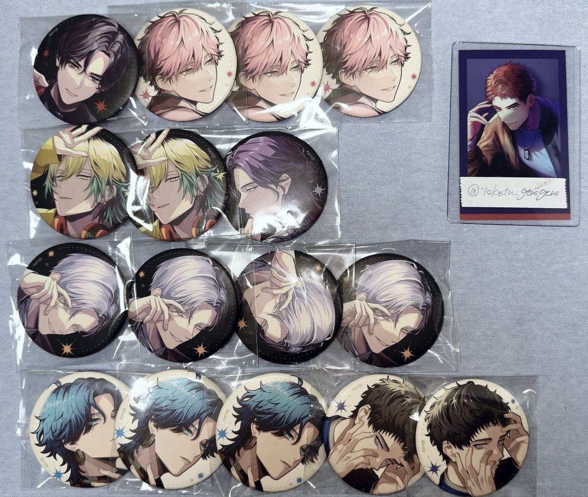 toketu_gerogero's tweet photo. 【交換】ブレマイ 2周年 パソソン缶 フォト クリカ 後半 前半 特典 カードセット ステッカー チェンカ 蝶型 シェアカード クリアファイル 色紙 Premiumカード ポスター

譲）皇坂.須王.城瀬.☆綾戸.樋宮.環野.壱川.〇隠岐谷.相沢.〇御門.祠堂.在間.立科.☆新名.神家

求）同種新開

⇒続きます https://t.co/ra70SYaasO