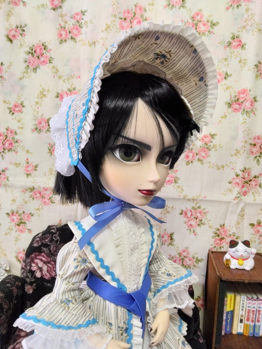 bt8979's tweet photo. おはようございます✨🌹✨☁☔

ボンネット作った🥰 https://t.co/BhEDYxsBGa