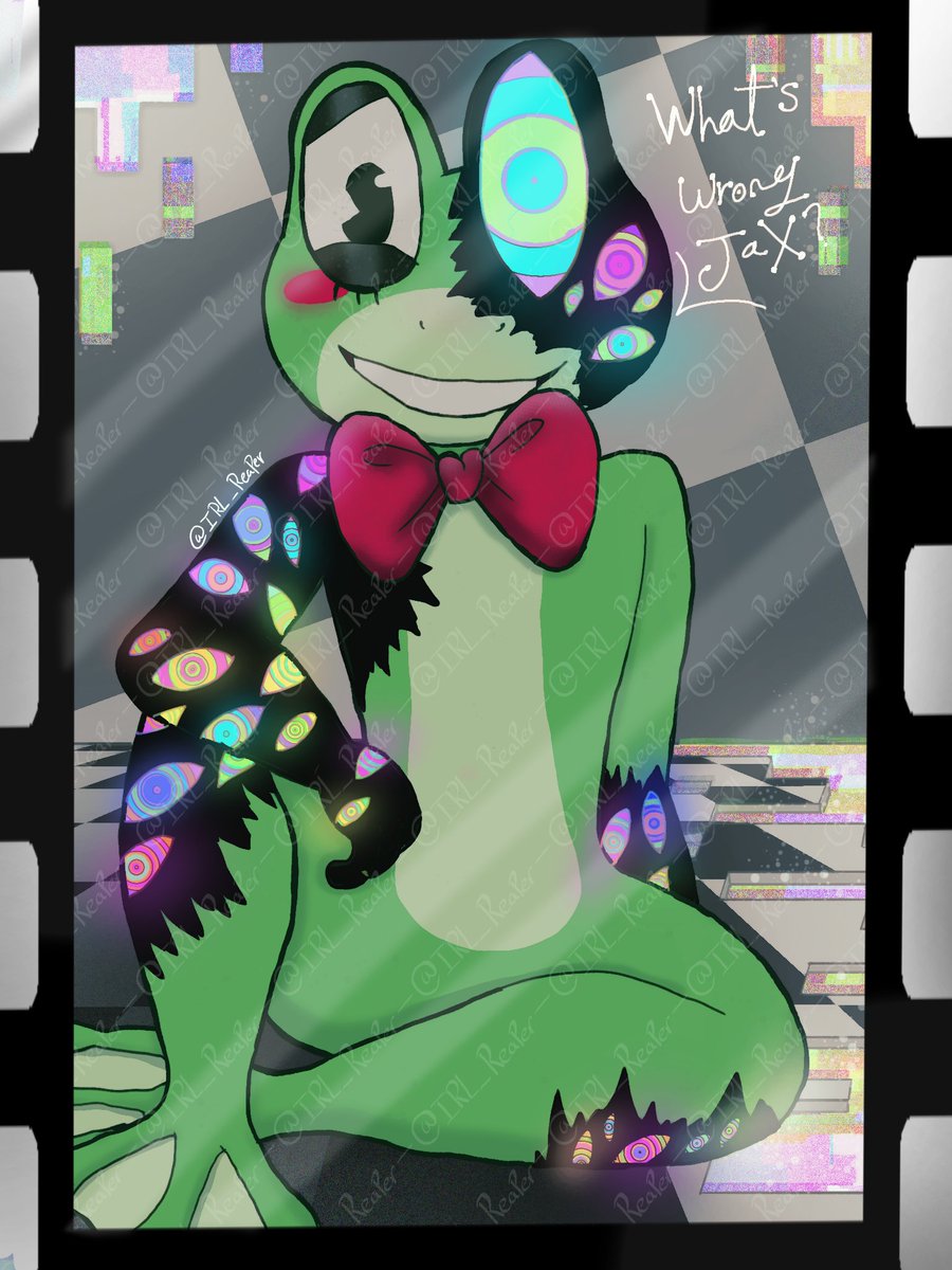 Char14123's tweet photo. I made this before the movie came out, so no spoilers. I have not seen the movie yet! Please and thank u! #theamazindigitalcircus #ribbit #tadcㅤㅤ  #tadcribbit #thelastact #gooseworx https://t.co/ZmzdoyDB9a