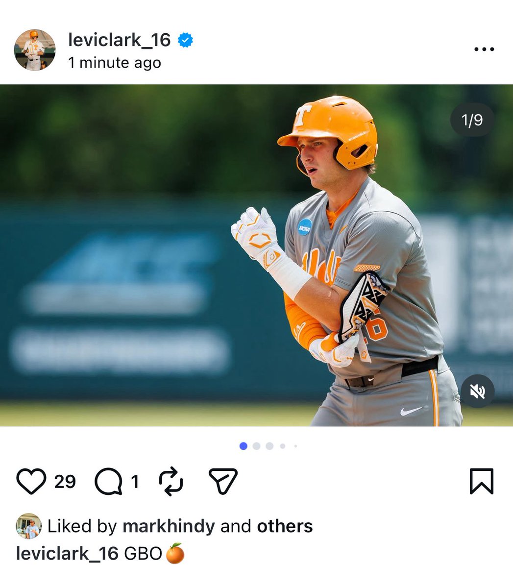 Ro_Co_Vols's tweet photo. Levi makes it official on his IG!

He’s back in Orange next year. LFG!!!!!🍊🔥🍊🔥 https://t.co/CjfRmejYhQ