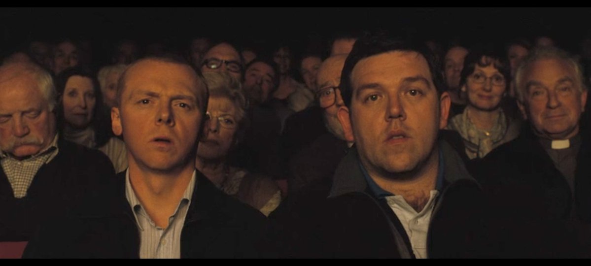 Salomeee12's tweet photo. I can't remember the last time I laughed this hard at a scene😆😆🤣 Their expressions had me rolling even harder😂 love them both ❤️ #Hotfuzz https://t.co/xwHDYMzml9