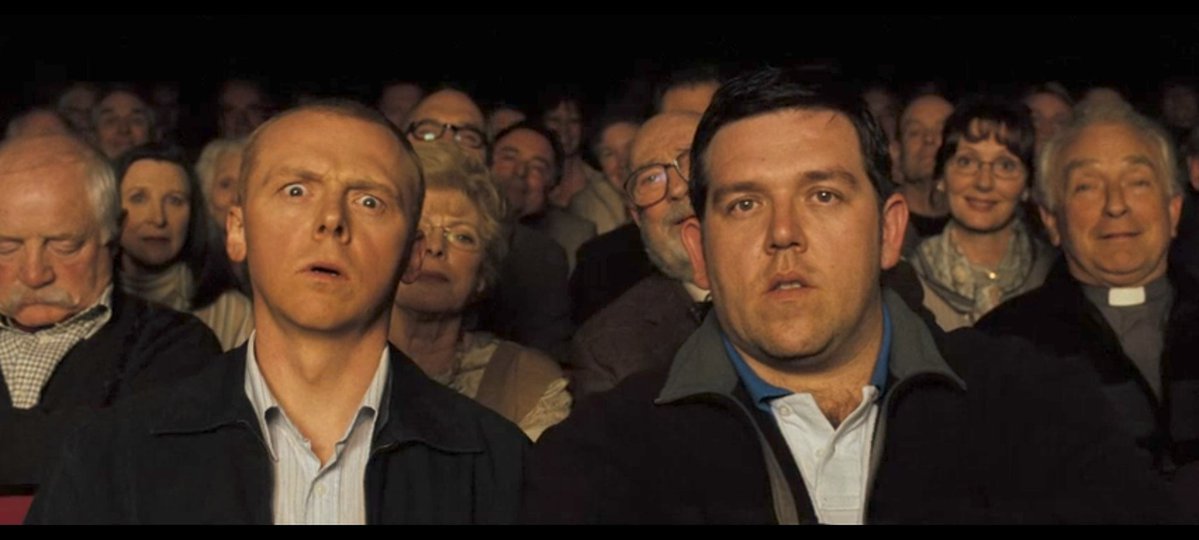 Salomeee12's tweet photo. I can't remember the last time I laughed this hard at a scene😆😆🤣 Their expressions had me rolling even harder😂 love them both ❤️ #Hotfuzz https://t.co/xwHDYMzml9