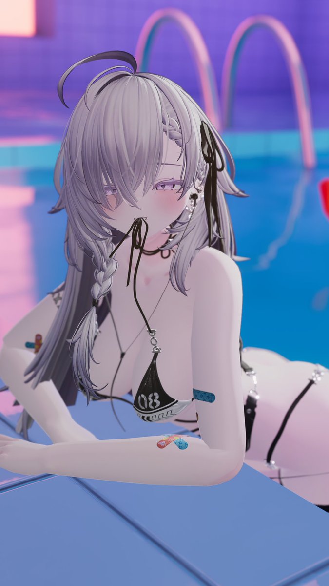 siyu_vrc_'s tweet photo. おはよー
最近暑いから水着！
#VRChat
#FOXYPLAY3D https://t.co/U4UK9ZpRC1