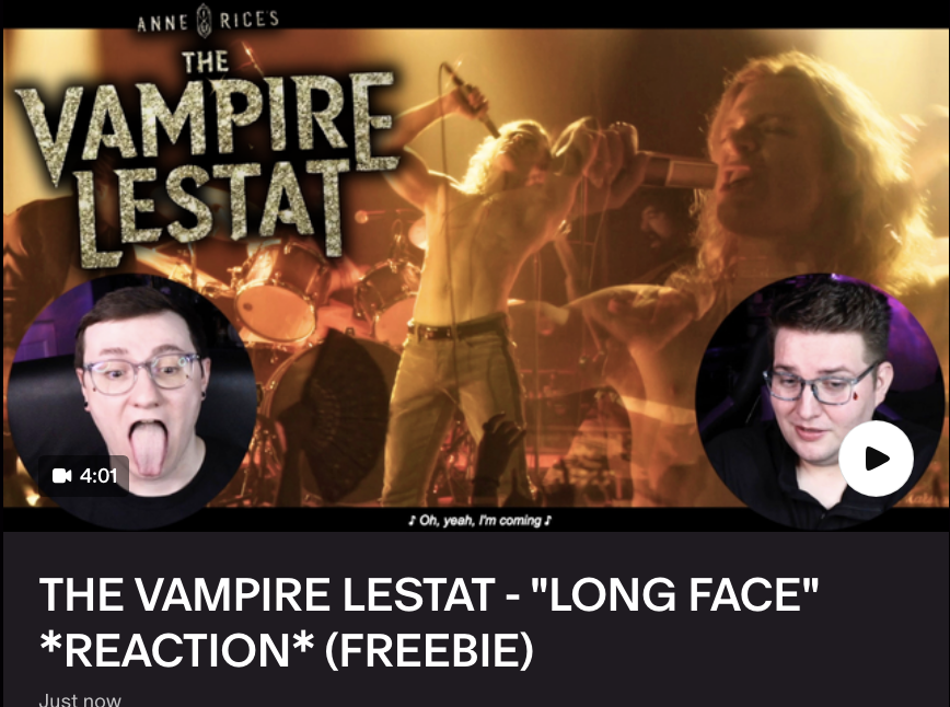 PettyPumpkins's tweet photo. 🩸✨🥀 Copyright claims can be a bitch and we wanted you to experience our full length reaction to LONG FACE, so here it is in the FREE TIER! Welcome to the patch, have a bite, Pumpkin! 🎃

👉 https://t.co/muXBGP4OV7 https://t.co/u3trpAuS3d