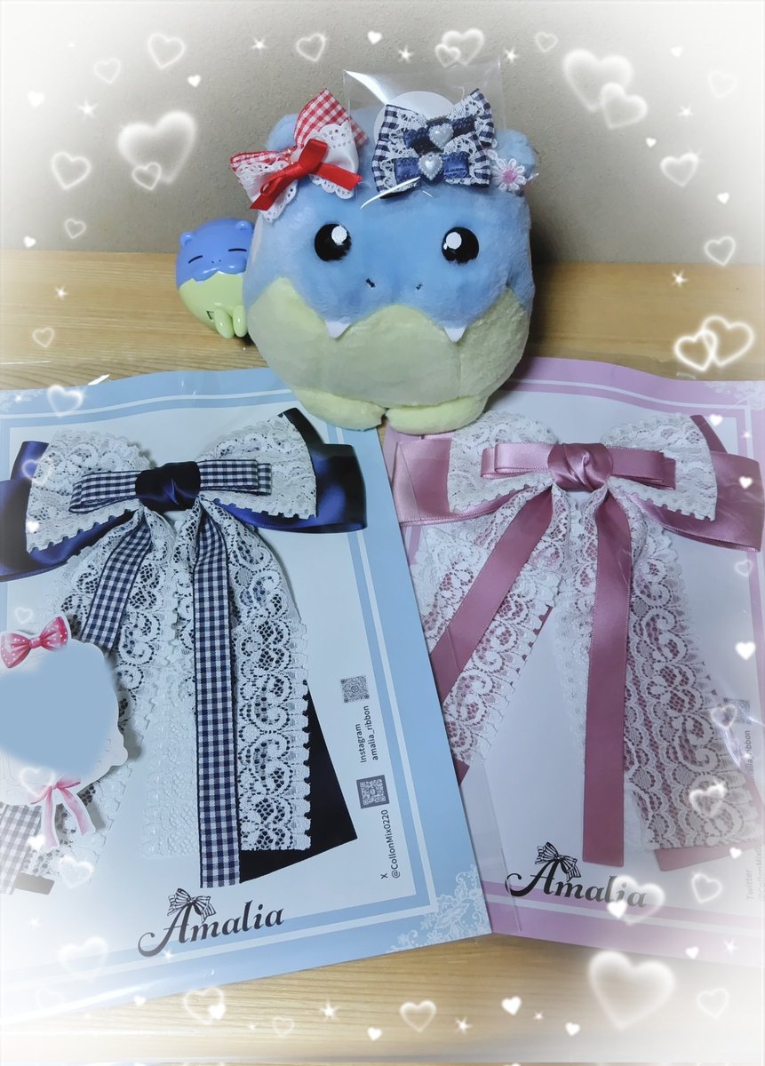 t0t0r0_0123l0ve's tweet photo. Amaliaさんのシシィ届いてにこにこ😊🩷💙
シシィに使用しているレースがなくなる、ってことでこの前のデザフェスの時にオーダーさせていただきました💙
チビリボンもかわいすぎる……ありがとうございました🦭🦭🎀🎀🎀 https://t.co/S0bV9z9AzO