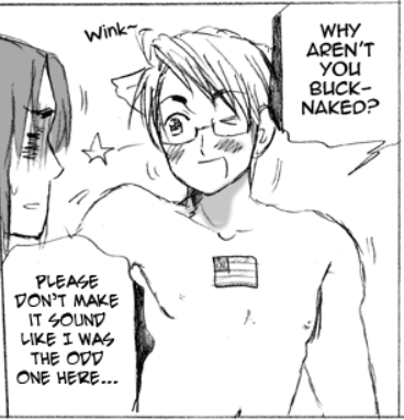 sphixe's tweet photo. Ame/alfred has like zero sex appeal to me. Like I can't draw him being hot on purpose, his appeal to me comes from being so uncute he's cute . https://t.co/gfnssvomKW