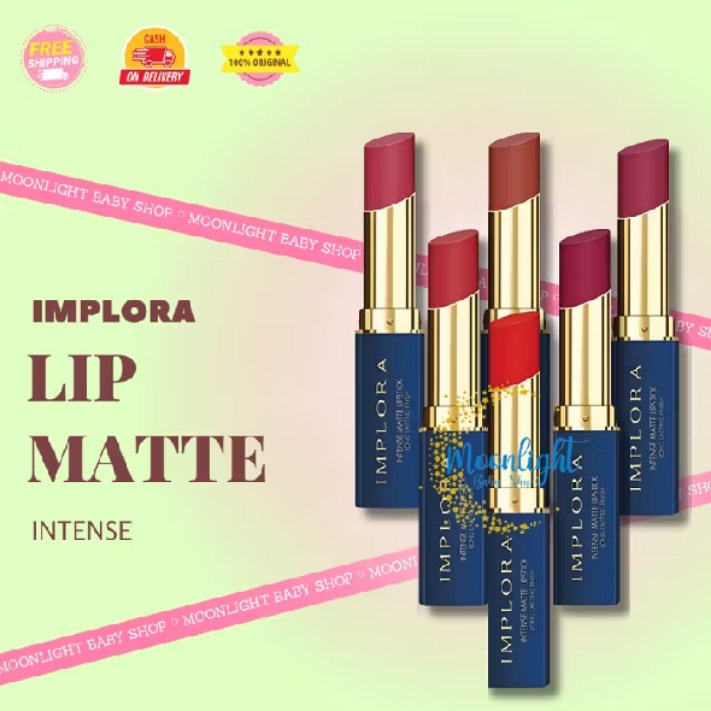 slusph's tweet photo. Cek Implora Lipstick Intense Matte Long Lasting Finish | Lipstik Mate Implora BPOM 
 https://t.co/EIyPWqmsBQ https://t.co/zCZyQOrDwA