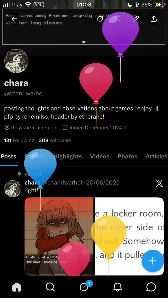 chanriwarhol's tweet photo. balloons….. https://t.co/N8ad1j1Rje