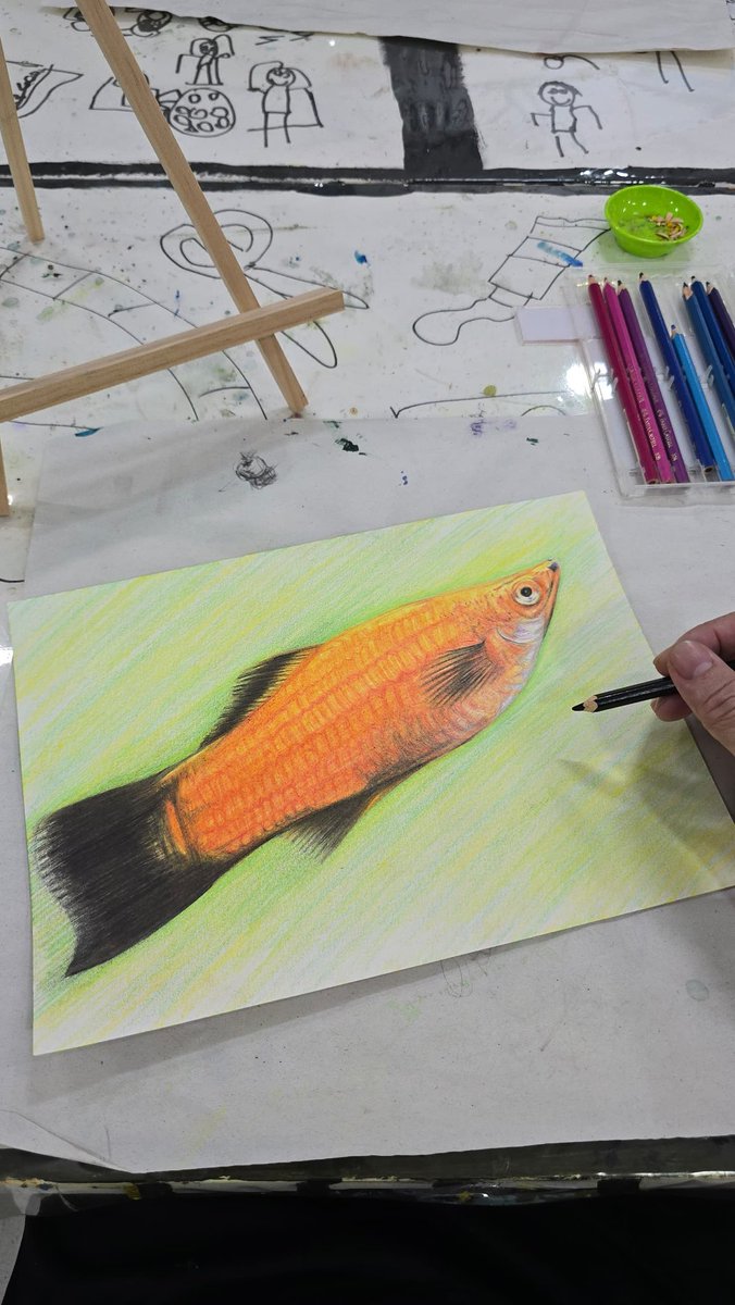 PortraitKing's tweet photo. Colour pencil painting
#colourpencilart #portraitdrawing #artwork #caricature #portrait #painting #portraitking #fish #art #artist #drawing #sketch https://t.co/xRk4UUVU1o