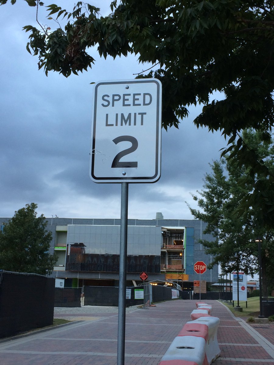 Sites_Chris's tweet photo. @TSLAFanMtl This is real, though in a campus construction area normally closed to traffic. I thought it funny enough to take a photo. 🙂 https://t.co/FgGwr9sxBt
