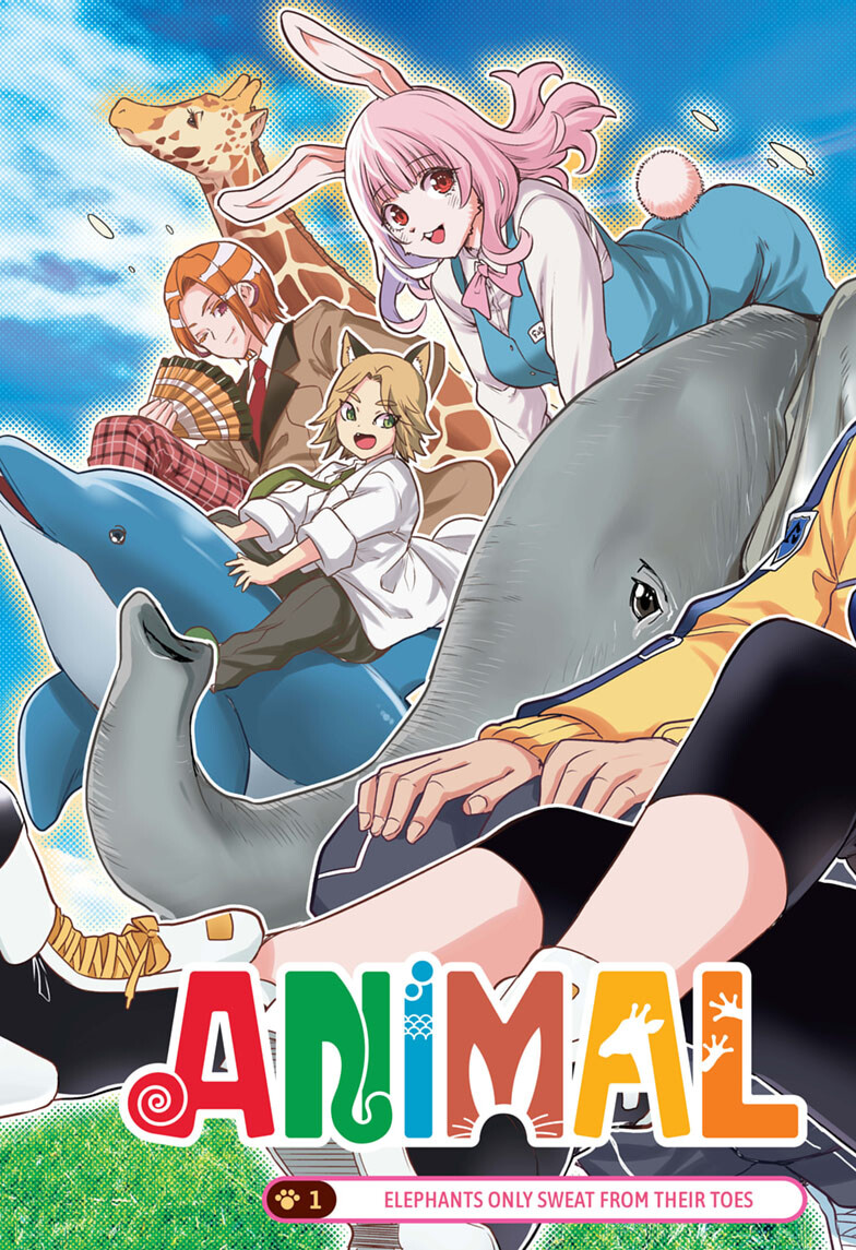 cloudytsun's tweet photo. animal signal had a really fun first chapter, already like kokone and tsubasa's personalities and their dynamic https://t.co/r0siJuoOXE