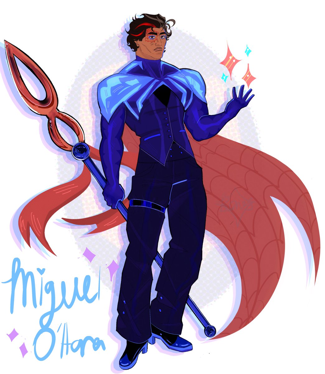 itsmeboneslol's tweet photo. Miguel as a Magical boy. Man? Man boy? Boy man??
#MiguelOhara
#spiderman2099 https://t.co/Onwr4Rhmeu