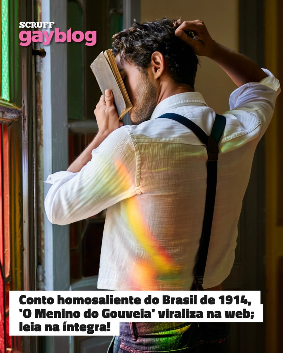 gayblogbr's tweet photo. Conto homosaliente do Brasil de 1914, 'O Menino do Gouveia' viraliza na web; leia na íntegra → https://t.co/u4bQOp71p6 https://t.co/iKAMj3v0co
