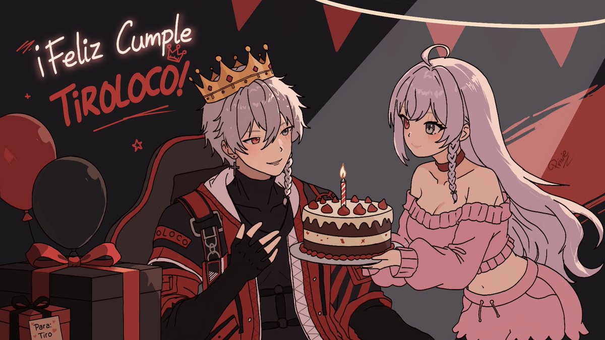 prinie__'s tweet photo. Feliz cumple Tirito, espero que hoy sea un bonito día para ti, mi regalito es un dibujito con la niña, espero que te guste🤍✨  @TiroLocoVEVO #TiroLoco #Tiroloca #AgteRuperto https://t.co/HpomjPqb3w