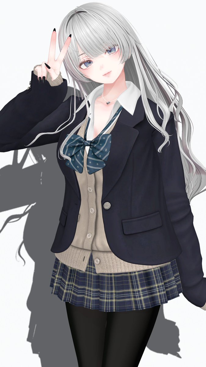 DoLL_VRC's tweet photo. 制服森羅ちゃん✌️ https://t.co/5M95twr4Da