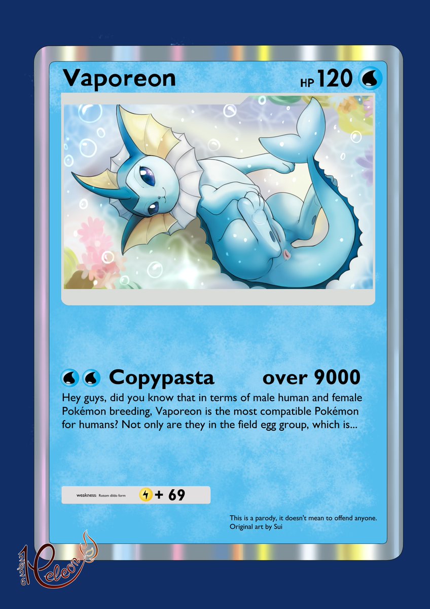 MeleonNSFW's tweet photo. Hoyy guys! I've found a super rare card on PkmnTCG!!!
With this one my deck will be surely unbeatable!

Original art by Sui

#furryart #furry https://t.co/4ZPek9dLsh