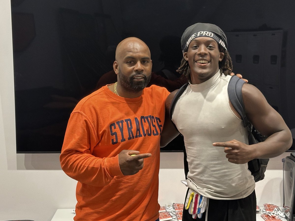 DesaiFerrell's tweet photo. After a great camp and conversation with @FranBrownCuse I am blessed to have earned an scholarship @AlexKellyCuse @CoachDreKates https://t.co/c24y1CfgDM