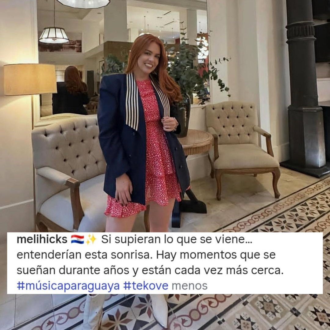FerJoseG's tweet photo. 📣Melissa Hicks sería la encargada de interpretar el Himno Nacional Paraguayo en el partido del viernes entre la #Albirroja y #EEUU, en el debut mundialista.

Es la líder del grupo Tekove e hija de Ramón Ángel Hicks, mundialista con la #Albirroja en México 1986.
@urbanasportspy https://t.co/hCQtL0Ce86