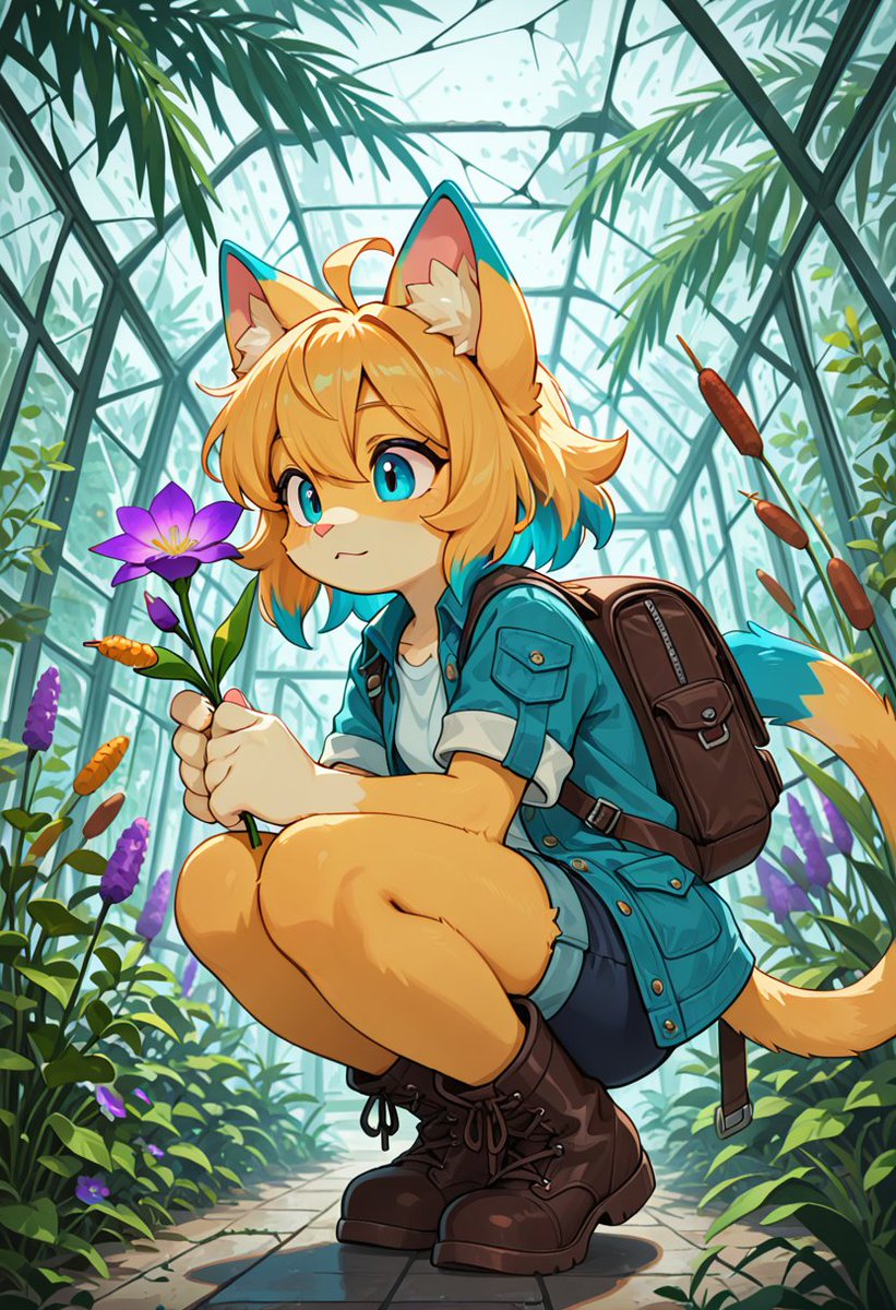 LotusTheCatAI's tweet photo. she found them (￣ω￣) https://t.co/ztGzd6aJ52