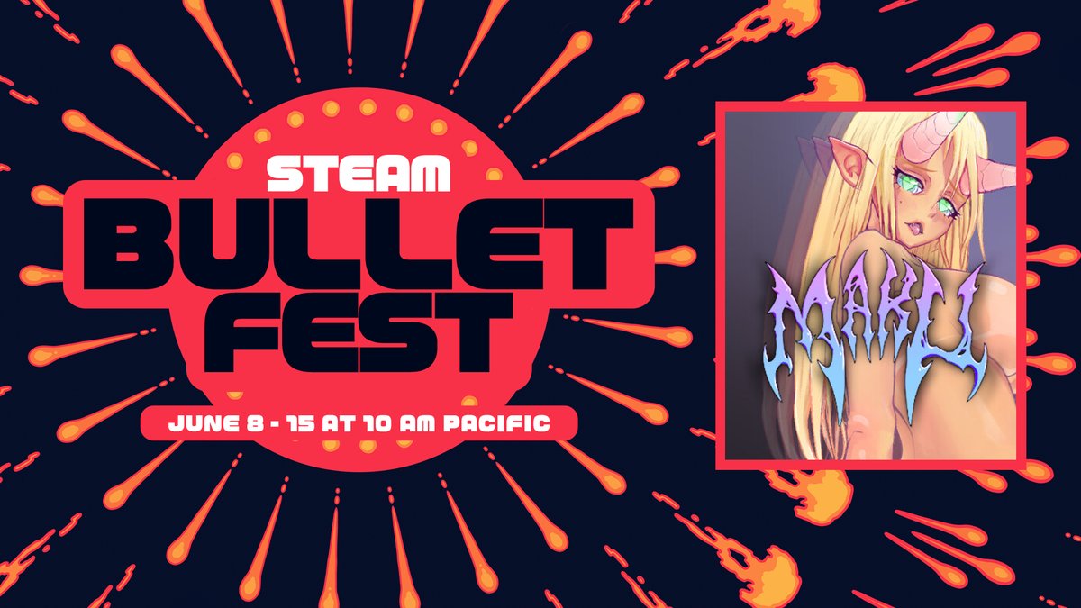 whelpgames's tweet photo. Maku has been updated for Steam Bullet Fest!
https://t.co/i9gVri2MkS

Bullet hell and survivor-like games featured, updated, and on sale

Like or repost to be entered to receive a key

#steambulletfest #steam #bulletfest #bulletfest2026
#indiegames #bullethell #indiedev #solodev https://t.co/BCLbCienSd