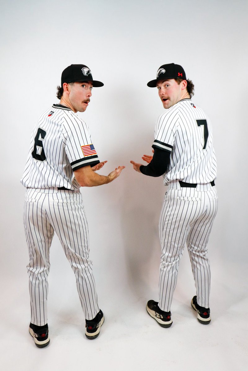 euEagleBaseball's tweet photo. 𝗛𝗮𝗽𝗽𝘆 𝟲𝟳 𝗗𝗮𝘆 𝗳𝗿𝗼𝗺 𝗼𝘂𝗿 𝟲𝟳 𝗱𝘂𝗼, @Aiden_Shumaker6 &amp; @RyanTHarris43!! #EagleUp🦅⬆️ #WINToday @edgewoodeagles https://t.co/GvkThqhhIk