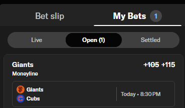 SyndicateS99's tweet photo. #SportsBetting #Gambling𝕏 (6/7/26)

~SF Giants (+115) 1u https://t.co/2fEfXE0JDu