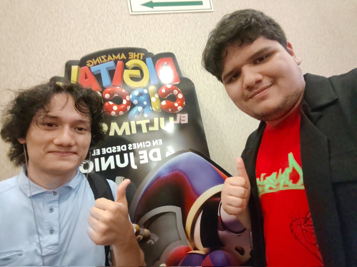Deamgd's tweet photo. Aquí vamos a ver digital circus con el @cattoring https://t.co/AbJAtFsclX