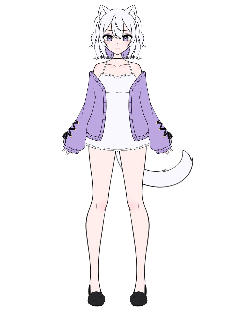 ChiVArtist's tweet photo. design vs model!~ 🤍
version 2.0 soon tho...

#vtuber #envtuber https://t.co/AgXRrRlsrB