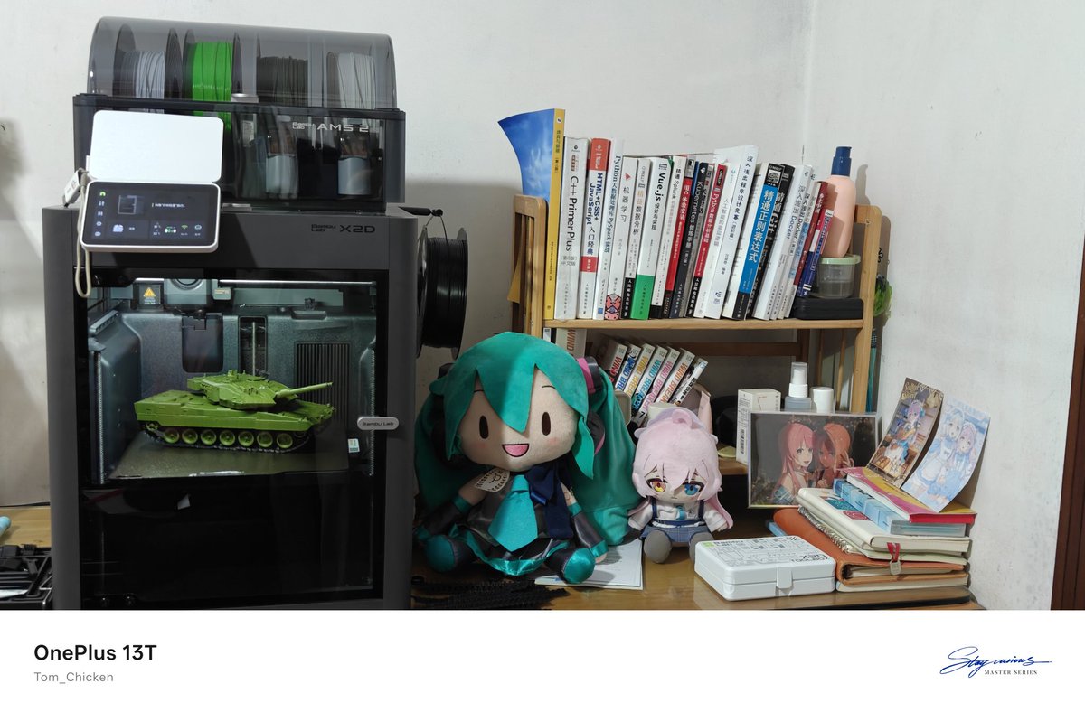 Tom_Chicken114's tweet photo. 豹2A7 拓竹X2D 哑光PLA https://t.co/B6KK9ja5Ue