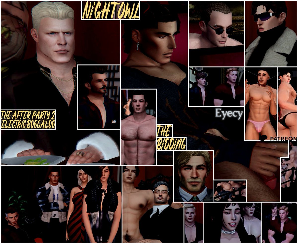 Curious_FoXXX's tweet photo. MORE🌑 #NightOwl 🦉7⃣
*highlighting* the🥳After🎉Party🍾2's🥂
⚡️Electric🕺B👀GAL👀🪩BIDDING🤑
🆕PLAYAS🎭the "Fearsome 4"😨
🟰blond🏋🏼‍♂️bruiser🐻‍❄️✖️perfect🤴🏾PRINCE➖👖🍆
mustache👨🏻man➕N🚫👕shades🕶️GUY💰😈
+♂️♀️4sum✖️the "Chairman"✖️2nd😎dude =🔟
🥵 #COLTthunders ⛈️ #CarlDrew 🦊et al. https://t.co/Pa7jpfWUyq