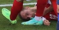 UtdPride's tweet photo. Christian Eriksen this isn't a joke. The sign was clear. But you are ignoring. Pls leave football before the football takes you. I can't bear it knowing that a footballer di*ed on the pitch. You deserve long life and prosperity erik. Plsssssssssss🙏 https://t.co/xuas9LDHGW