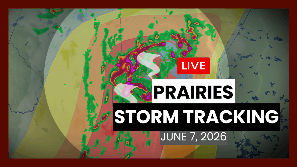 weathernetwork's tweet photo. We are now LIVE as our weather experts in the studio and in the field track the severe storm and tornado threat in Saskatchewan and Manitoba! ⬇️ #SKstorm #Skwx #MBstorm #MBwx
https://t.co/NCc3OOgkjy https://t.co/BxrZMYpwMU