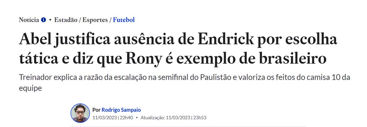 presepadasdasep's tweet photo. Em breve vou pedir na humildade, a todos os manos desse site TODOS, uma união de xingamentos tão grande ao MAIOR HATER DO ENDRICK que ele vai pros trend Topics BR

Abel Ferreira:

No lugar do Endrick ele usou:

Mayke lateral (semi da Liberta)
Rony
Breno
JAILSON (vol.)
Navarro https://t.co/tSi5VM2ELB