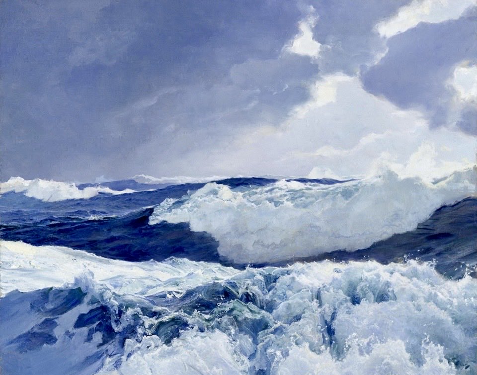 Latner33's tweet photo. Frederick Judd Waugh https://t.co/kTJ8PScLN0