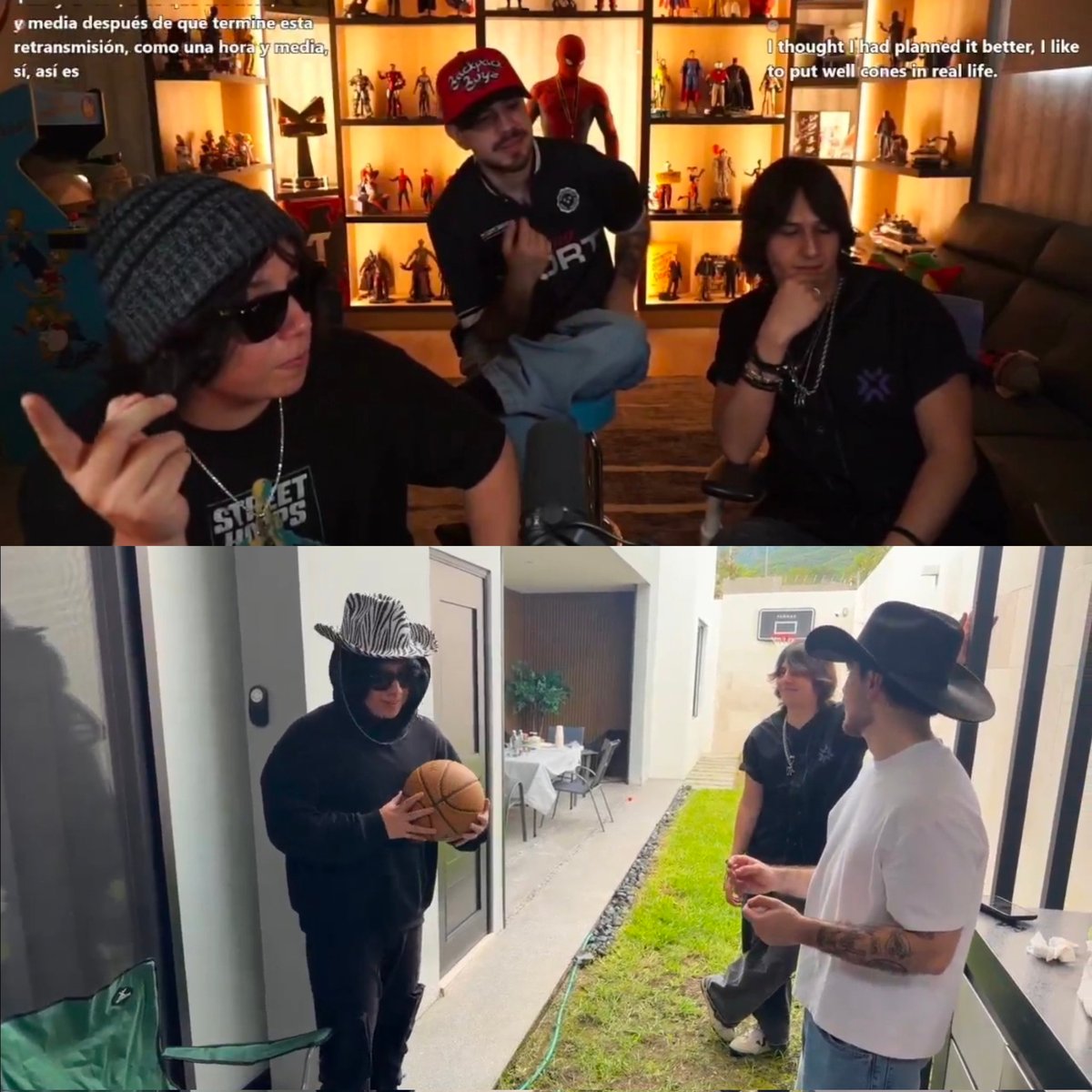GxlDeOrtega's tweet photo. Pinche Juan es tan vanidoso que se cambió el outfit en menos de 2 horas para los streams de Quackity https://t.co/poogy86NIi
