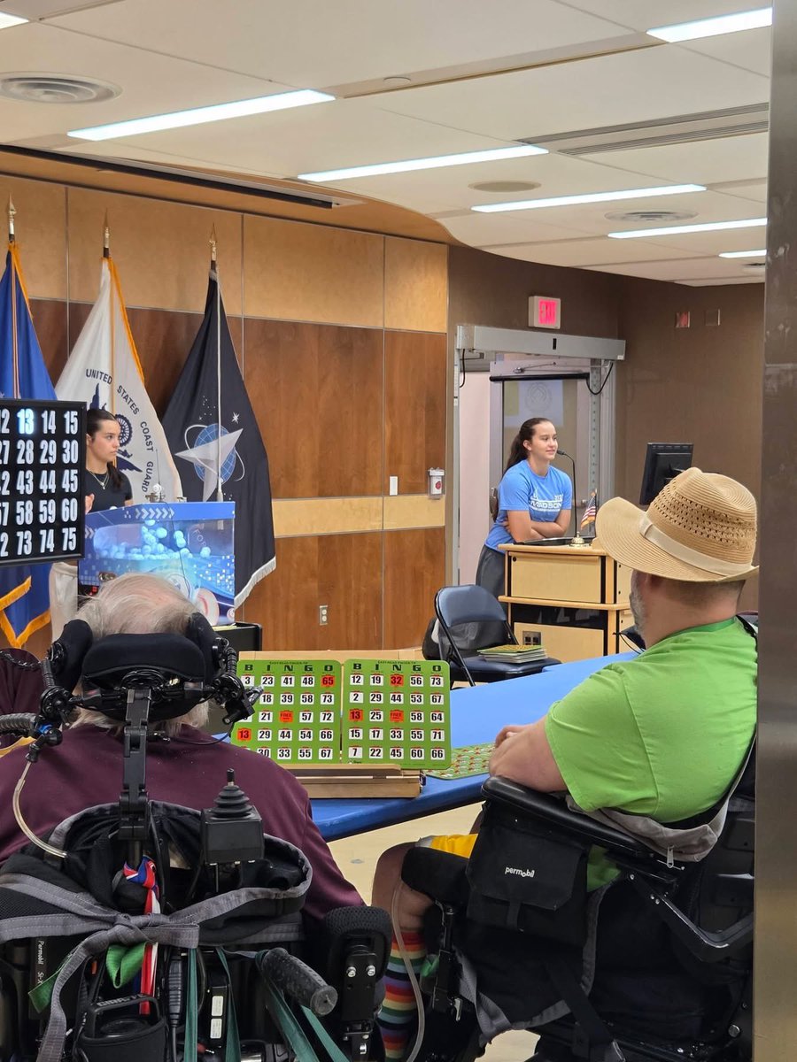 GiannaLamarco's tweet photo. Had a great time volunteering with the Perry amvets, and helping the veterans play bingo!!! 

@MacBasketballUA 
@HurstWBB 
@SPIREWBB https://t.co/oM2A68fUG0
