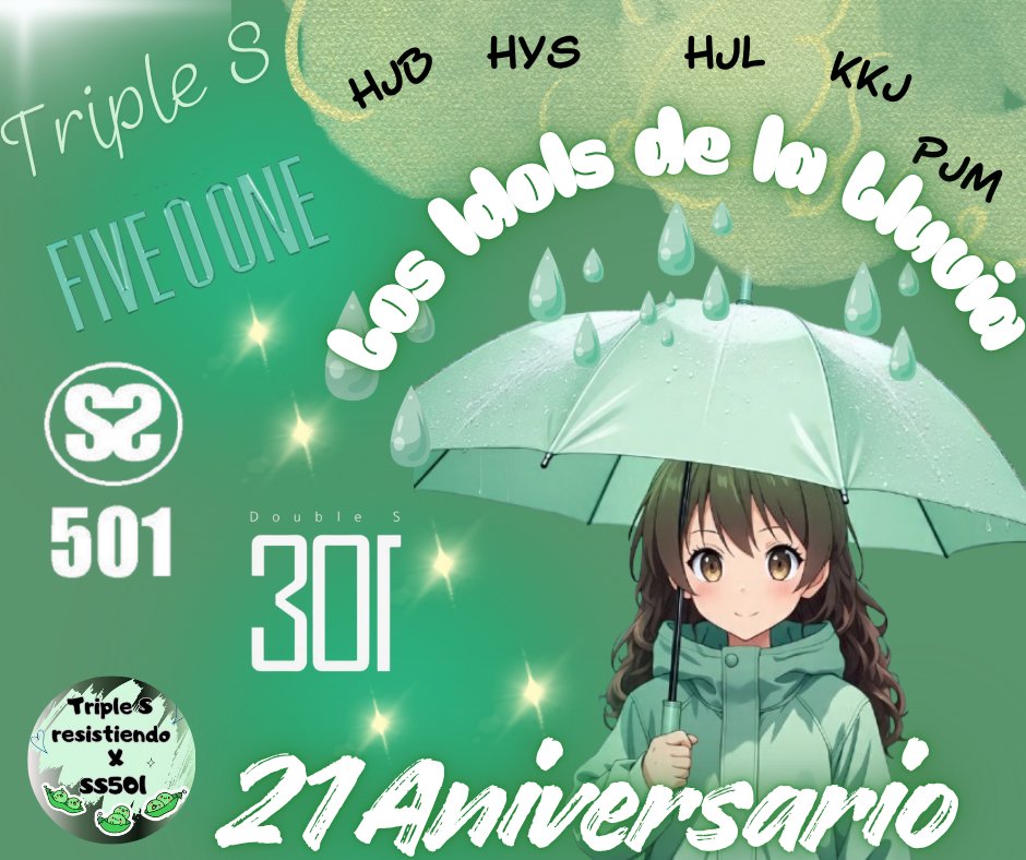 Dix052's tweet photo. 🌠💚 Mientras nuestras estrellas verdes no dejen de brillar, Triple S seguirá resistiendo y guardando la promesa de esperar. 🤗 

#SS501
#Doubles301
#FIVEOONE 
#HyunSaengKyuMinJun
#21thAnniversary_Bibudol https://t.co/O3slxtZE2l