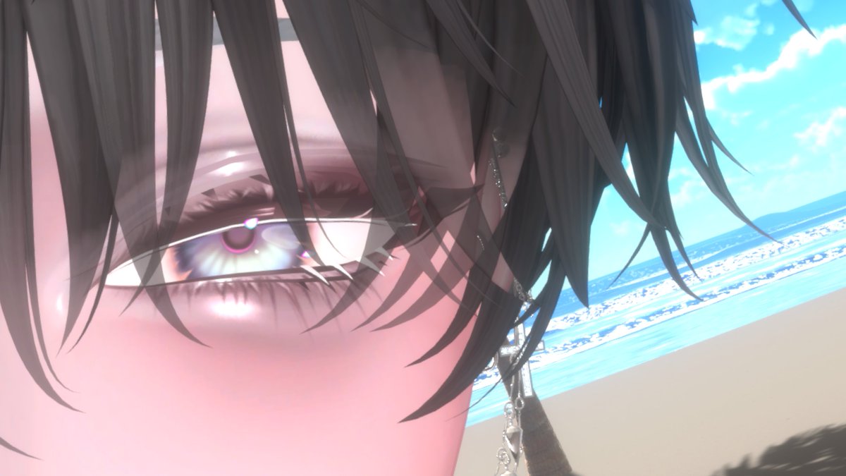 hydrangea__VRC's tweet photo. おはよ～
この目は…？ https://t.co/bwZftgC0EX