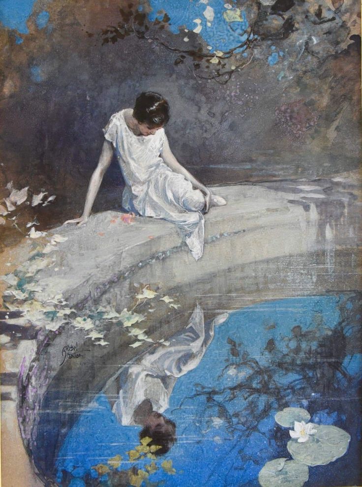 ninaslostnfound's tweet photo. “May there be kindness in your gaze when you look within.”
                                       - John O’Donohue

🖌️ Charles Rebel Stanton, 'Lady at the Pond' (1910) https://t.co/I9OQcpZcPI