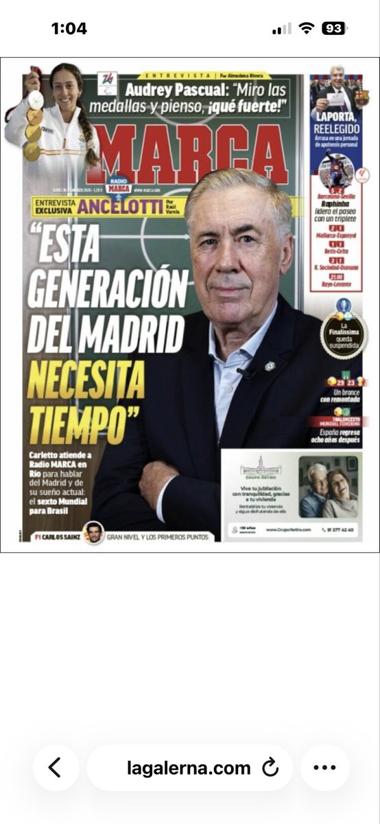 FGwynne's tweet photo. Florentino: 66% Victoria y toque de atención.

Laporta: 68% Arrasa y apoteosis personal. https://t.co/BgeneDLP52