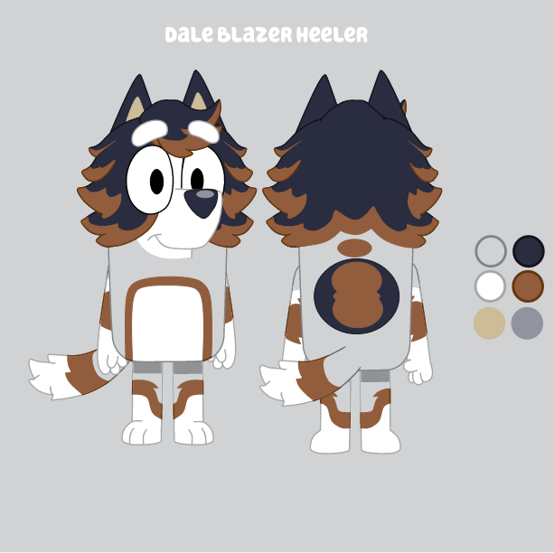 Dale "Blazer " Heeler (open art trades) tweet media