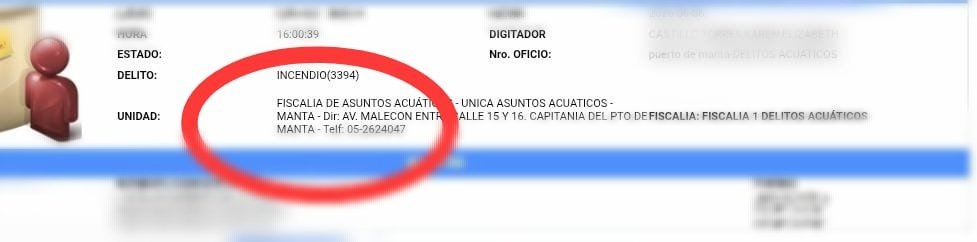 mmendozabelen's tweet photo. ⚠️ | Un giro en #Manta. En la Fiscalía consta una denuncia por el delito de incendio, los sospechosos son un padre y su hijo. Aquí todo cambia, porque el joven señalado (sospechoso) -es una de las dos personas en estado crítico tras el flagelo del 6 de junio de 2026 en el barco 'Jesús es mi Rey' en el puerto de #Manta -incendio que se expandió y dejó 35 embarcaciones quemadas (21 fibras y 14 barcos). Esto último provocó una pérdida de al menos USD 30 millones, basado en reportes de costos de los dueños de embarcaciones. Según las primeras indagaciones de las autoridades, los dos hombres que sufrieron quemaduras, habían sido contratados para arreglar un generador en el barco 'Jesús es mi Rey' y durante esas labores se generó una explosión. Con esto, - se abren nuevas diligencias... #Manabí